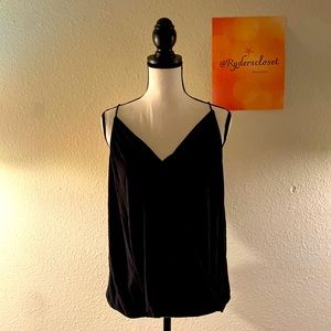 Bailey 44 black, spaghetti, strap tank top